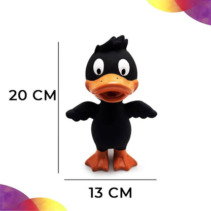 Goofy Tails Latex Dog Toys Duck  - Black