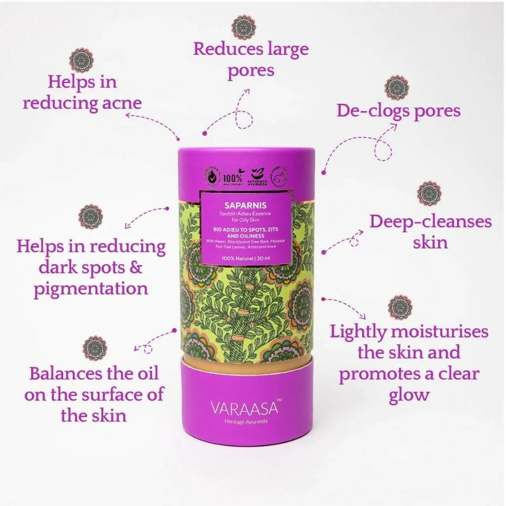 Varaasa Saparnis Spotzit-Adieu Essence for Oily Skin - Drmedicart