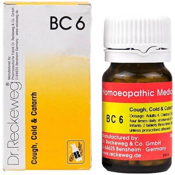 Buy Dr. Reckeweg Bio Combination 6 (BC 6) Tablet from DrMediCart, Ship from India to USA