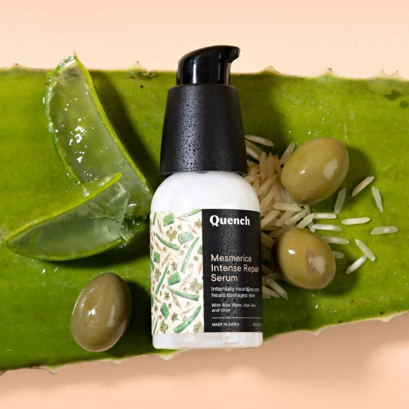 Quench Rice Water Intense Repair Serum With Niacinamide For Dewy & Even Skin Tone
