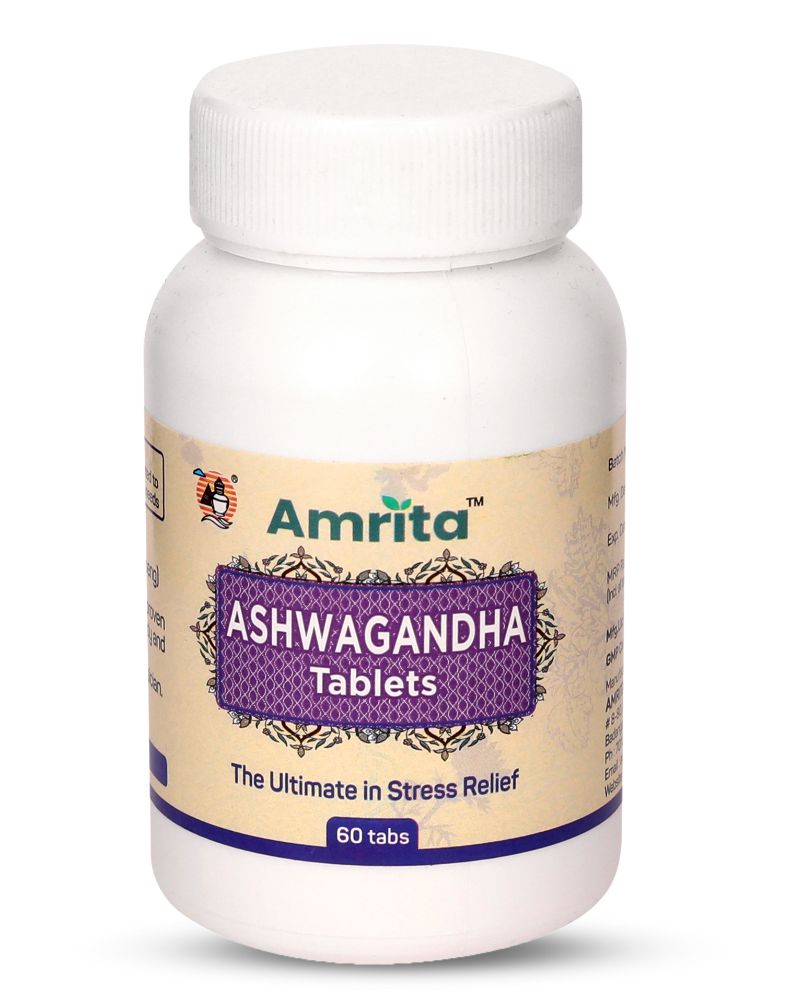 Buy Amrita Ashwagandha Tablets from DrMediCart, Ship from India to USA