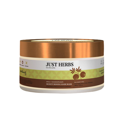 Just Herbs Moisturising Hair Mask with Amla and Shankhpushpi