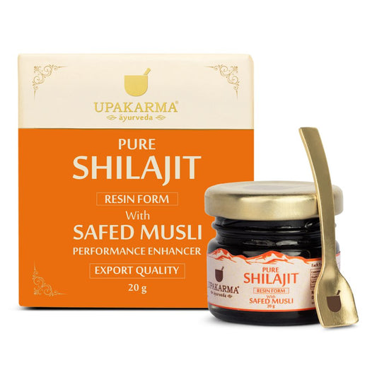 Buy Upakarma Ayurveda Original & Pure SJ Resin Form With Safed Musli from DrMediCart, Ship from India to USA