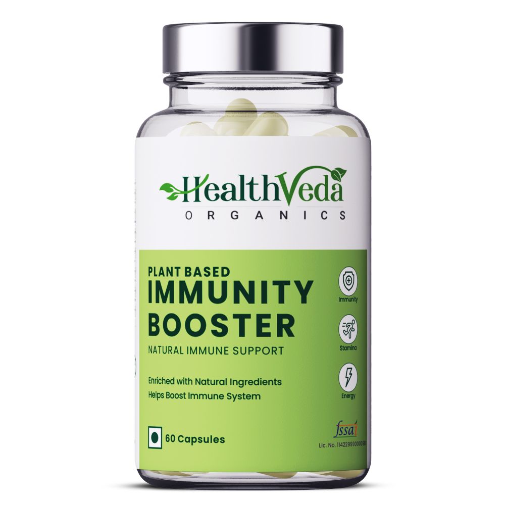 Buy Health Veda Organics Natural Immunity Booster Capsules from DrMediCart, Ship from India to USA