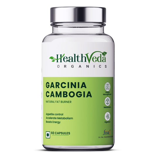 Buy Health Veda Organics Plant Based Garcinia Capsules from DrMediCart, Ship from India to USA