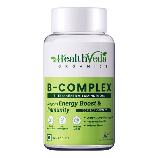 Health Veda Organics Plant Based B-Complex Tablets