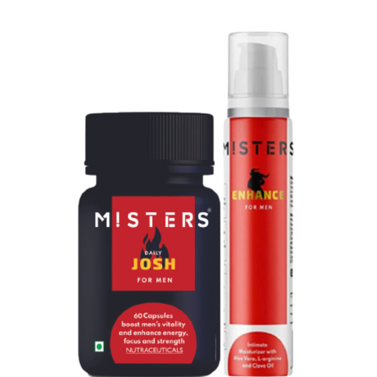Buy Misters Daily Josh & Enhance Intimate Moisturizer Cream Combo from DrMediCart, Ship from India to USA