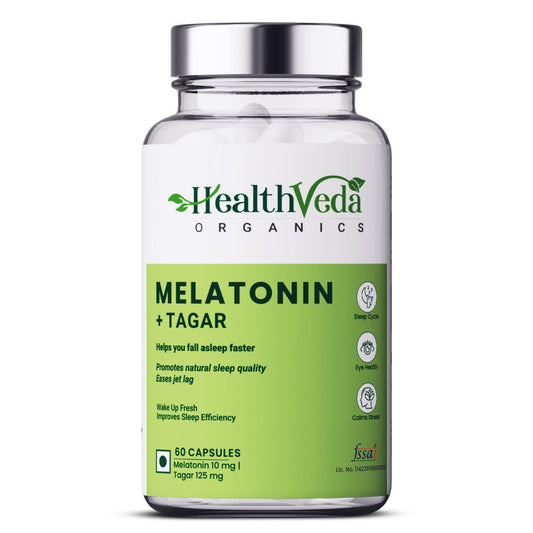 Buy Health Veda Organics Melatonin Sleep & Relaxation Capsules from DrMediCart, Ship from India to USA