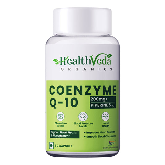 Health Veda Organics Coenzyme (Coq10) Capsules