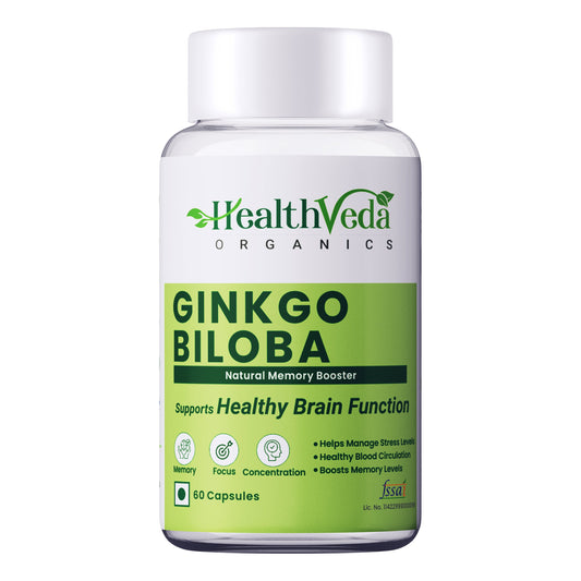 Health Veda Organics Ginkgo Biloba Capsules