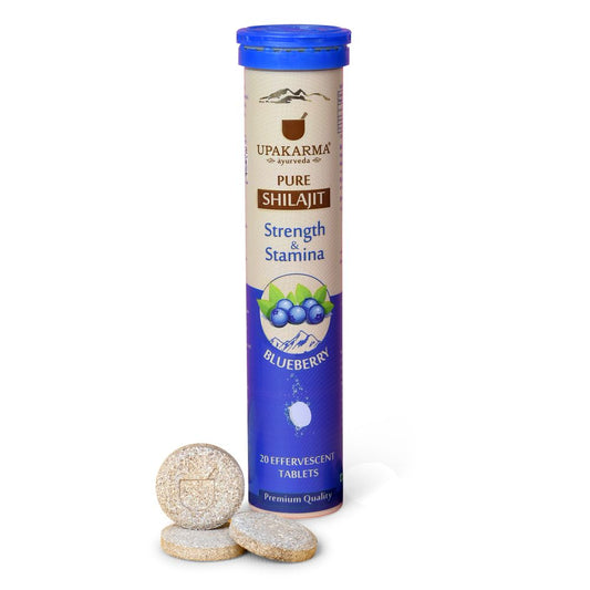 Buy Upakarma Ayurveda Pure Sj Effervescent Tablets - Blueberry from DrMediCart, Ship from India to USA
