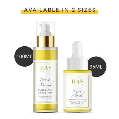Ras Luxury Oils Sweet Almond Pure Plant Oil