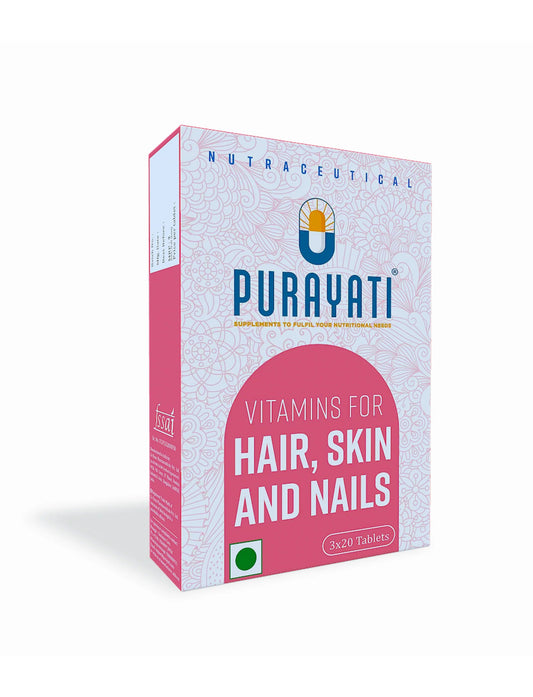 Purayati Vitamins Tablets for Hair, Skin and Nails