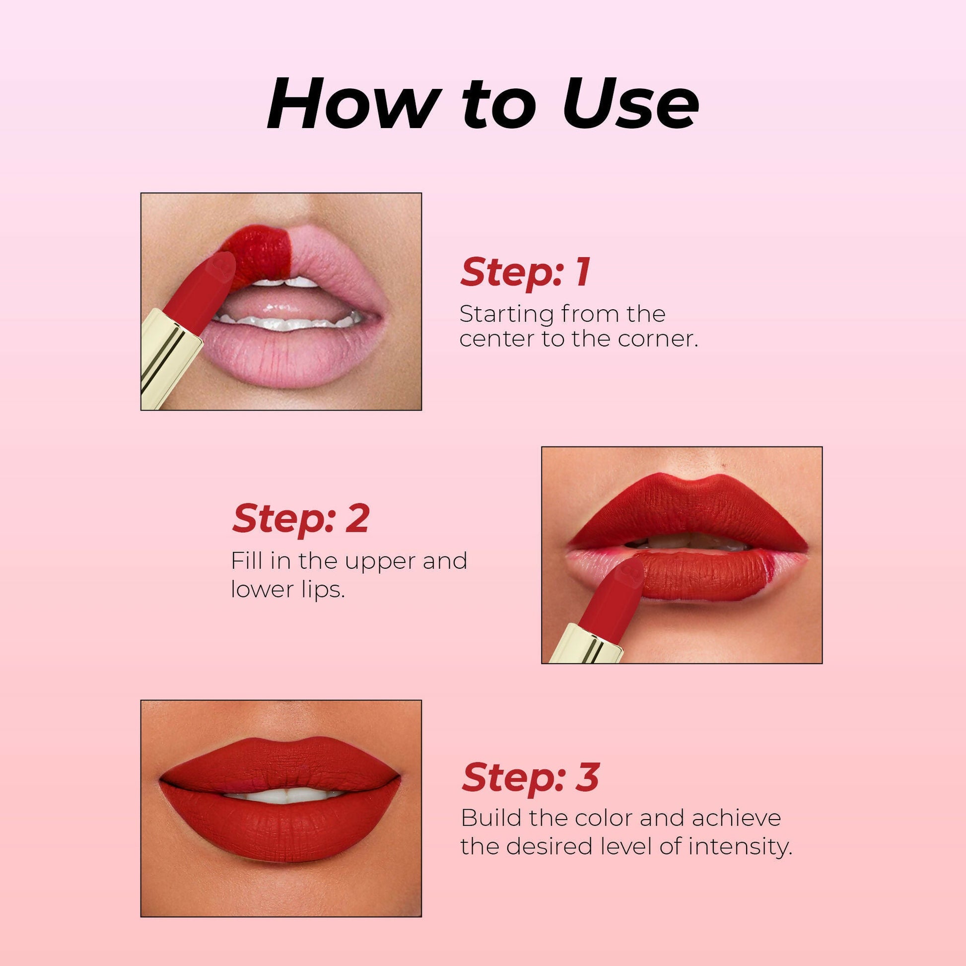 Colors Queen Lippie Stick Matte Lipstick - Red Aurora
