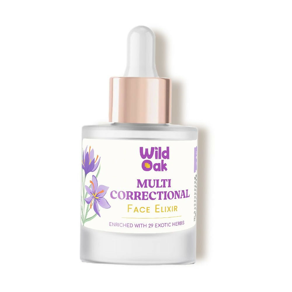Buy Wild Oak Kumkumadi Thailam or Multi Correctional Face Elixir Enriched with 30 Exotic Herbs from DrMediCart, Ship from India to USA