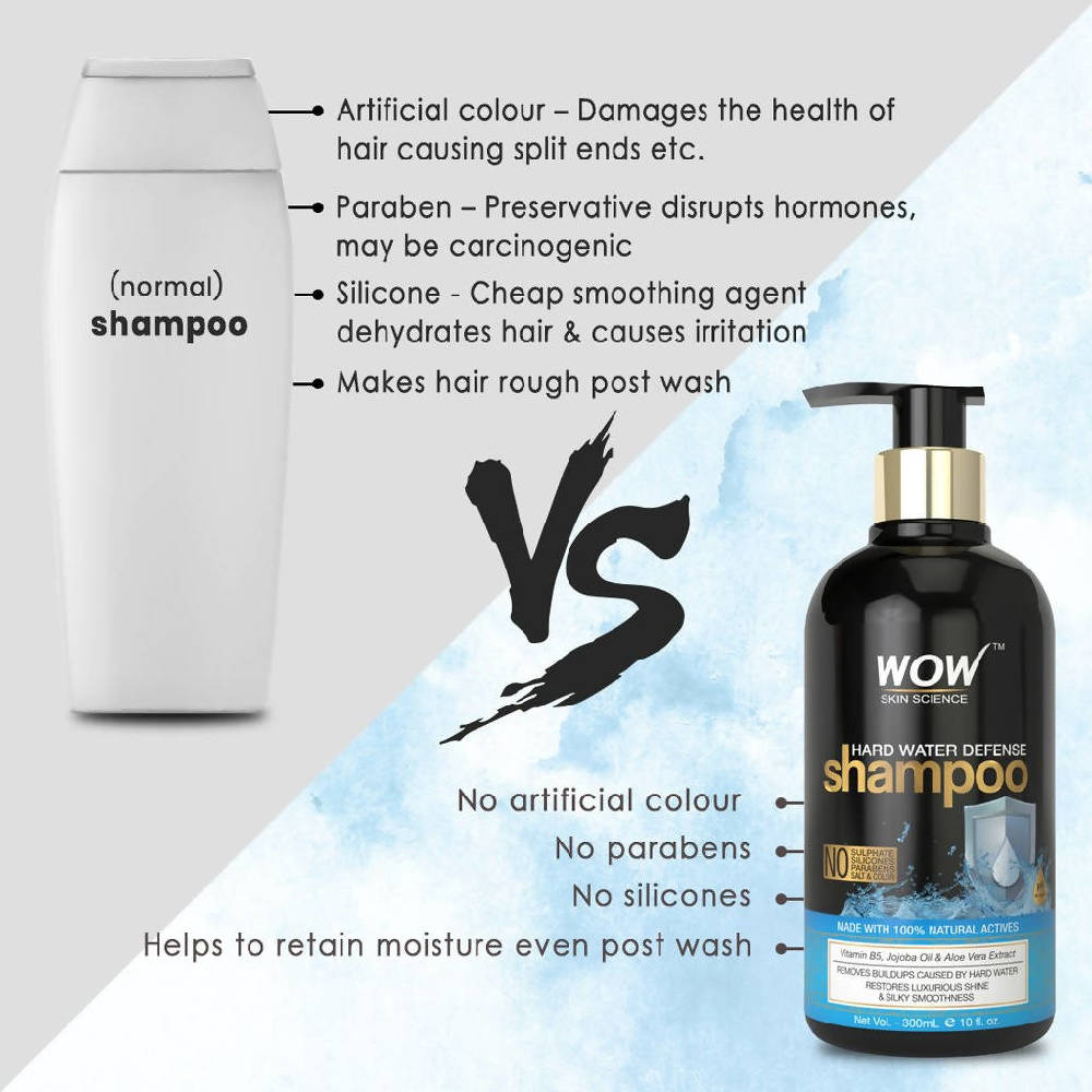 Wow Skin Science Hard Water Defense Shampoo - DrMediCart