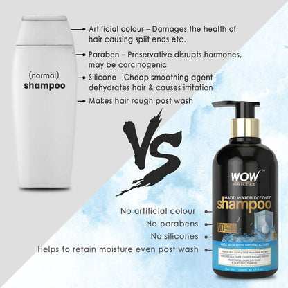 Wow Skin Science Hard Water Defense Shampoo - DrMediCart
