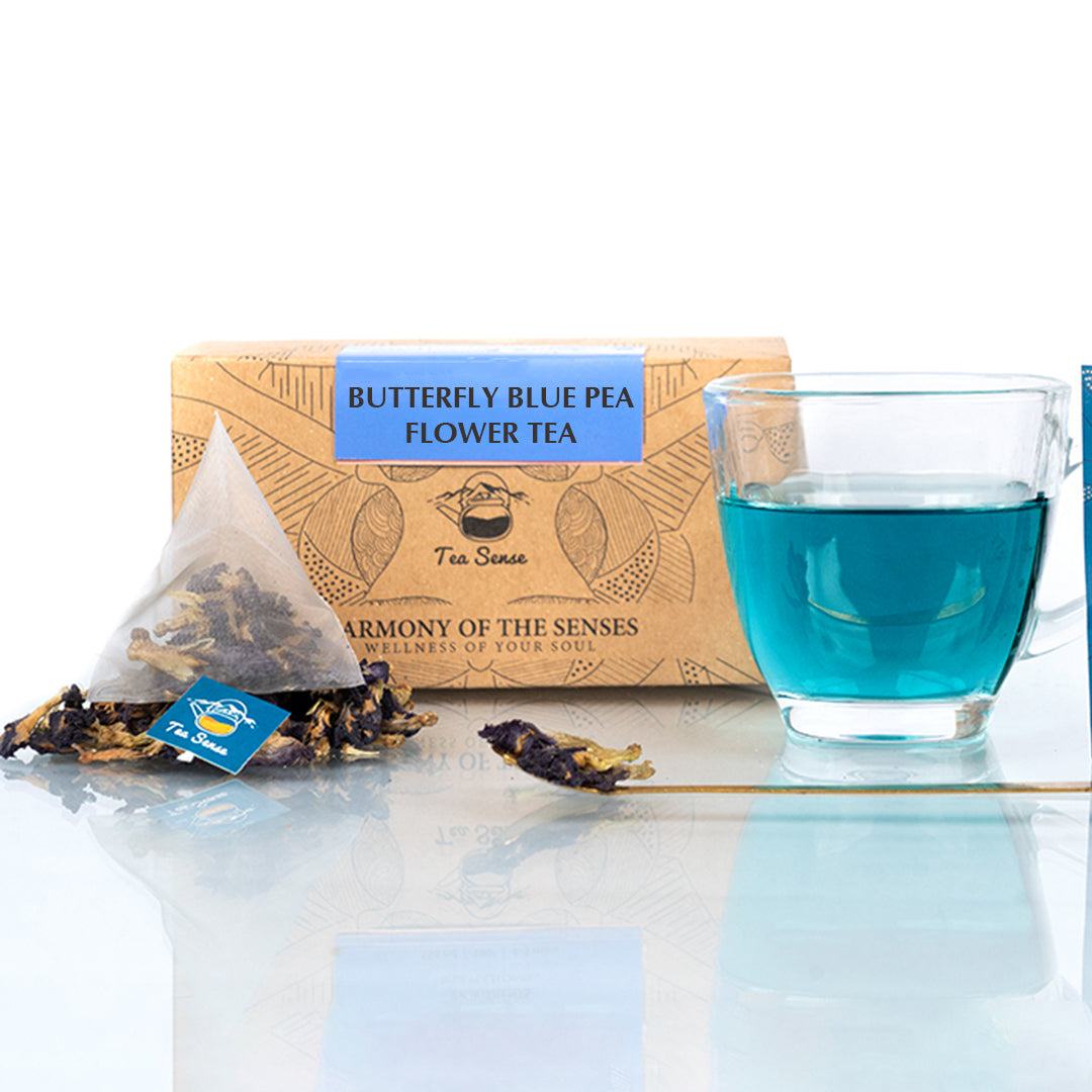 Tea Sense Butterfly Blue Pea Flower Tea Bags Box - Drmedicart