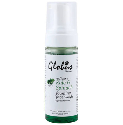 Globus Naturals Kale & Spinach Foaming Face Wash