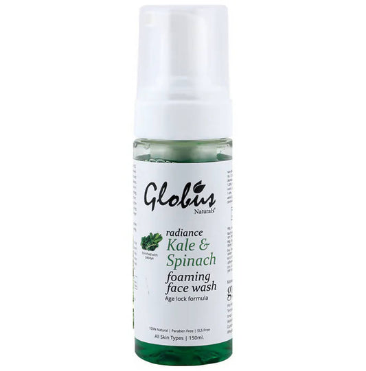 Globus Naturals Kale & Spinach Foaming Face Wash