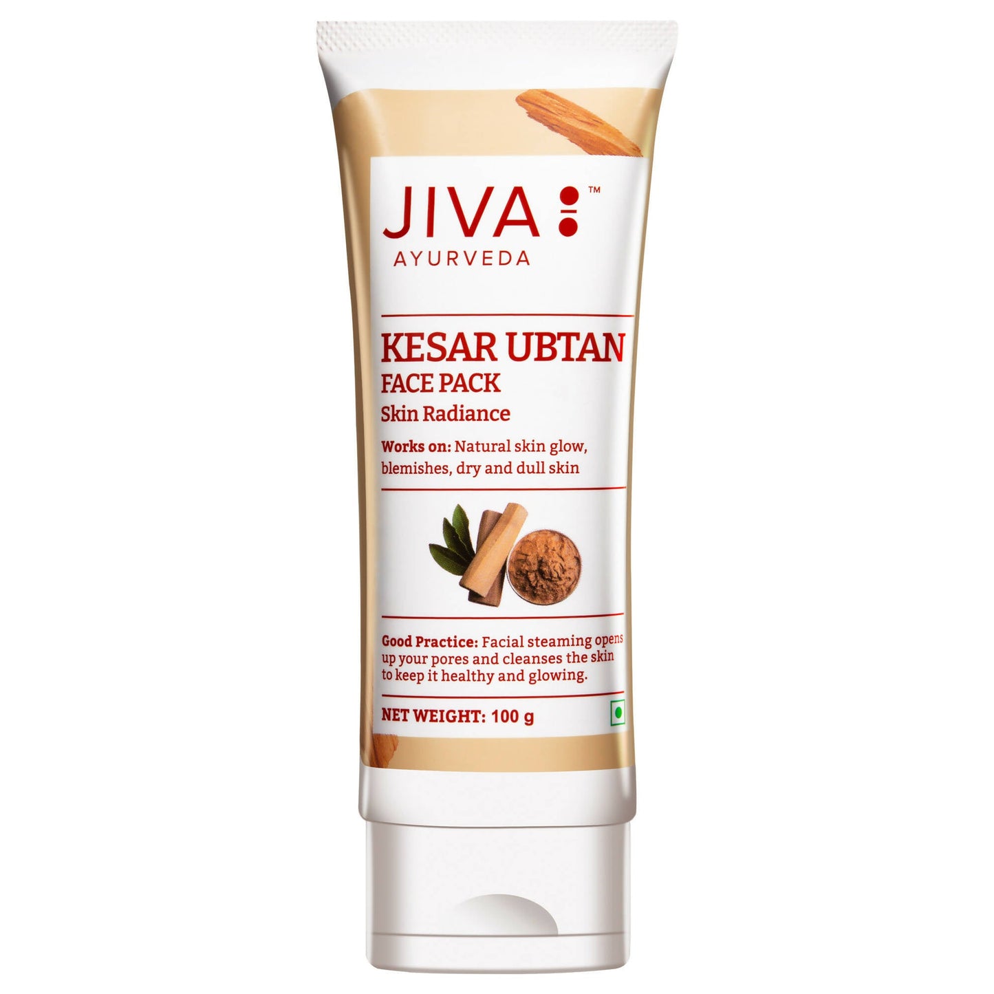 Jiva Ayurveda Kesar Ubtan Face Pack