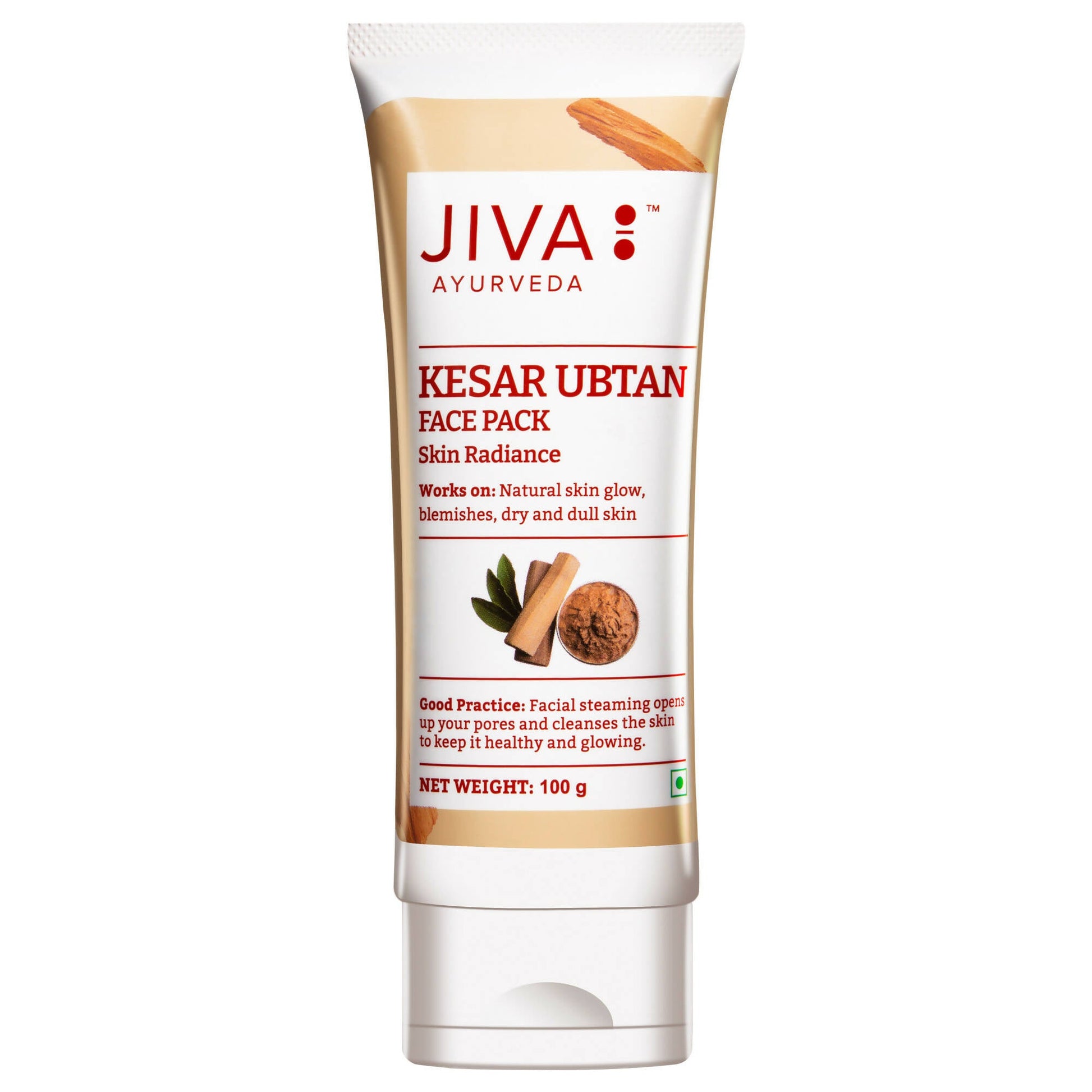 Jiva Ayurveda Kesar Ubtan Face Pack