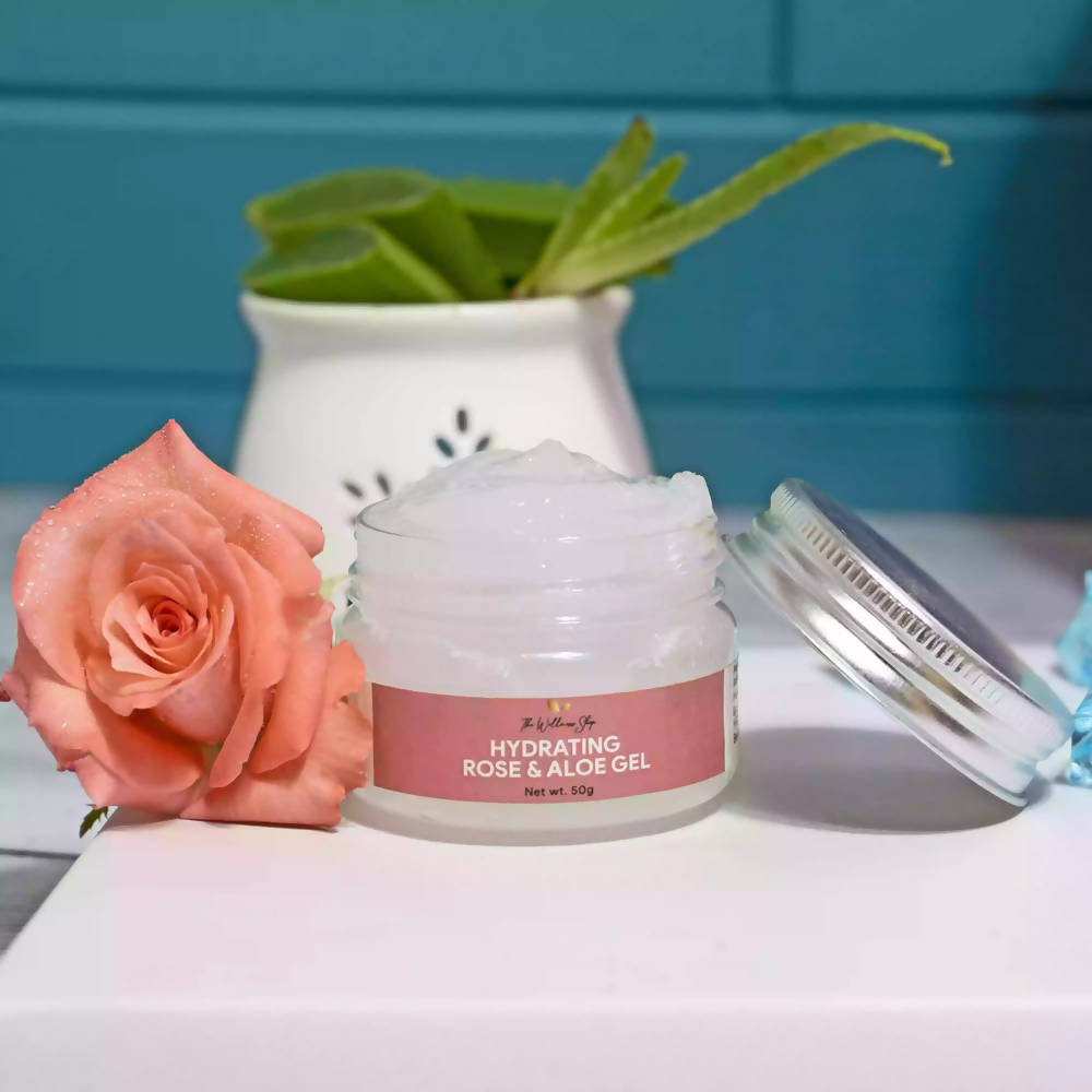 The Wellness Shop Hydrating Rose And Aloe Vera Face Gel - Drmedicart