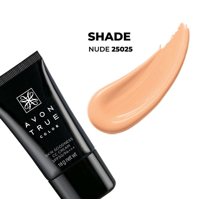 Avon True Color Skin Goodness Cc Cream Spf 50 Pa+++ Nude