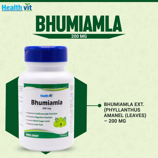 Buy Healthvit Bhumiamla Capsules from DrMediCart, Ship from India to USA