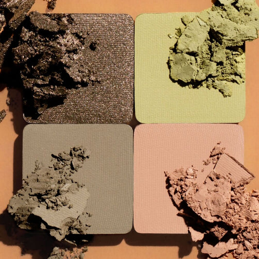 Buy Huda Beauty Glowish Micro Mini Natural Eyeshadow Palette - Moss from DrMediCart, Ship from India to USA