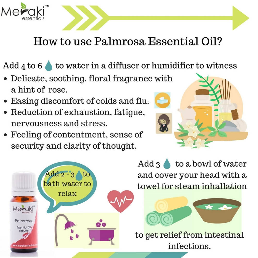 Meraki Essentials Palmrosa Essential Oil