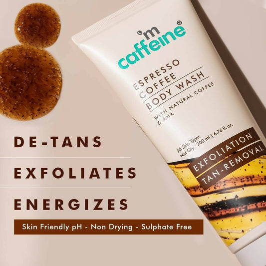 Buy mCaffeine Espresso Coffee Body Wash from DrMediCart, Ship from India to USA
