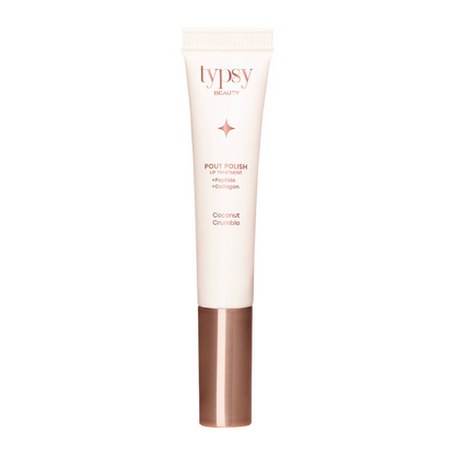 Typsy Beauty Pout Polish Peptide Lip Treatment Balm - 01 Coconut Crumble