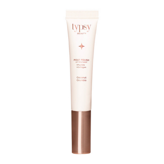Typsy Beauty Pout Polish Peptide Lip Treatment Balm - 01 Coconut Crumble