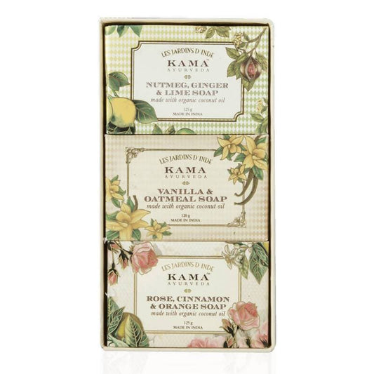 Buy Kama Ayurveda Natural Soap Gift Box from DrMediCart, Ship from India to USA
