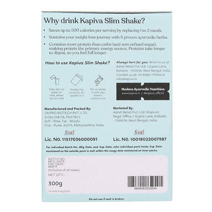 Kapiva Ayurveda Slim Shake - Assortment Pack