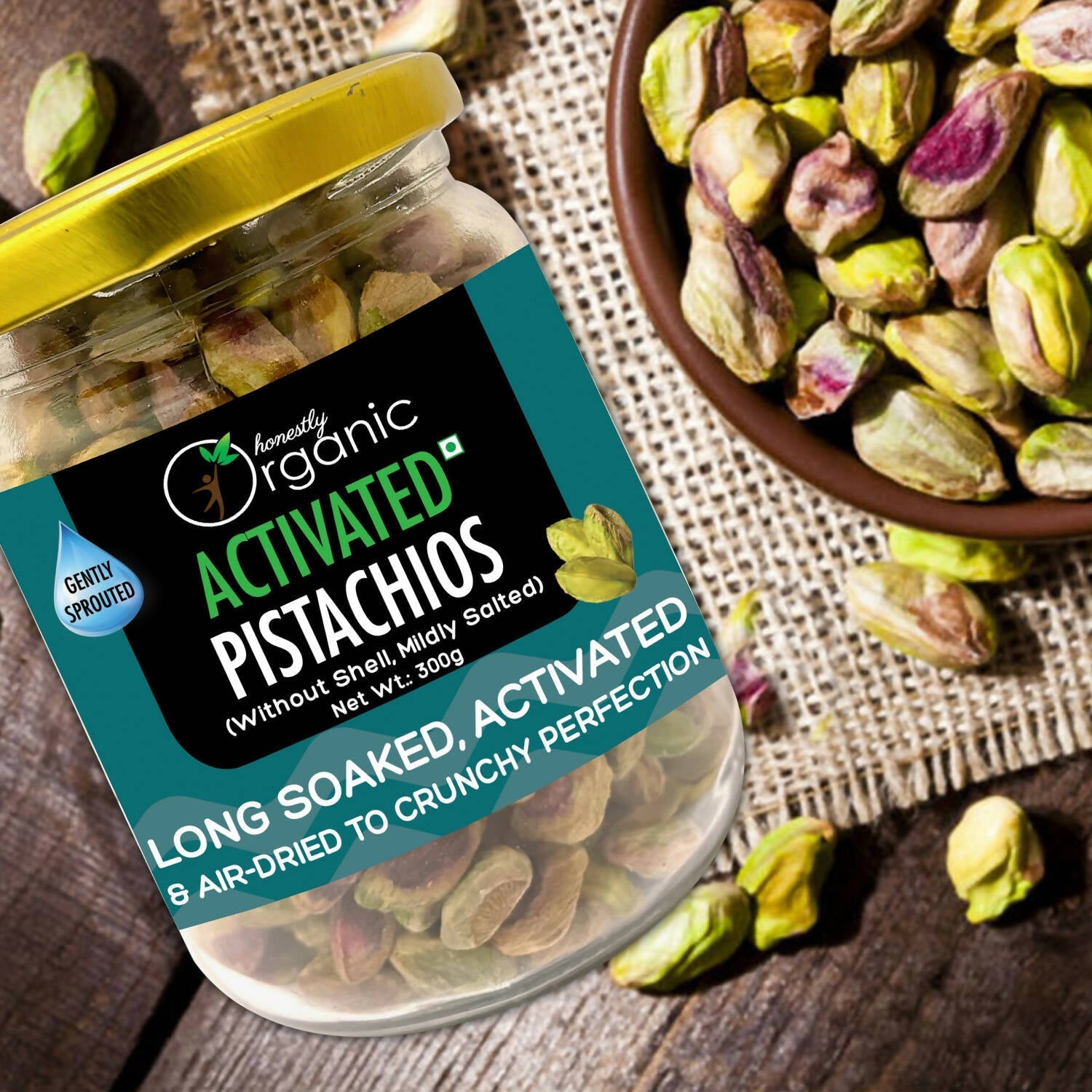 D-Alive Honestly Organic Activated Pistachios - Drmedicart
