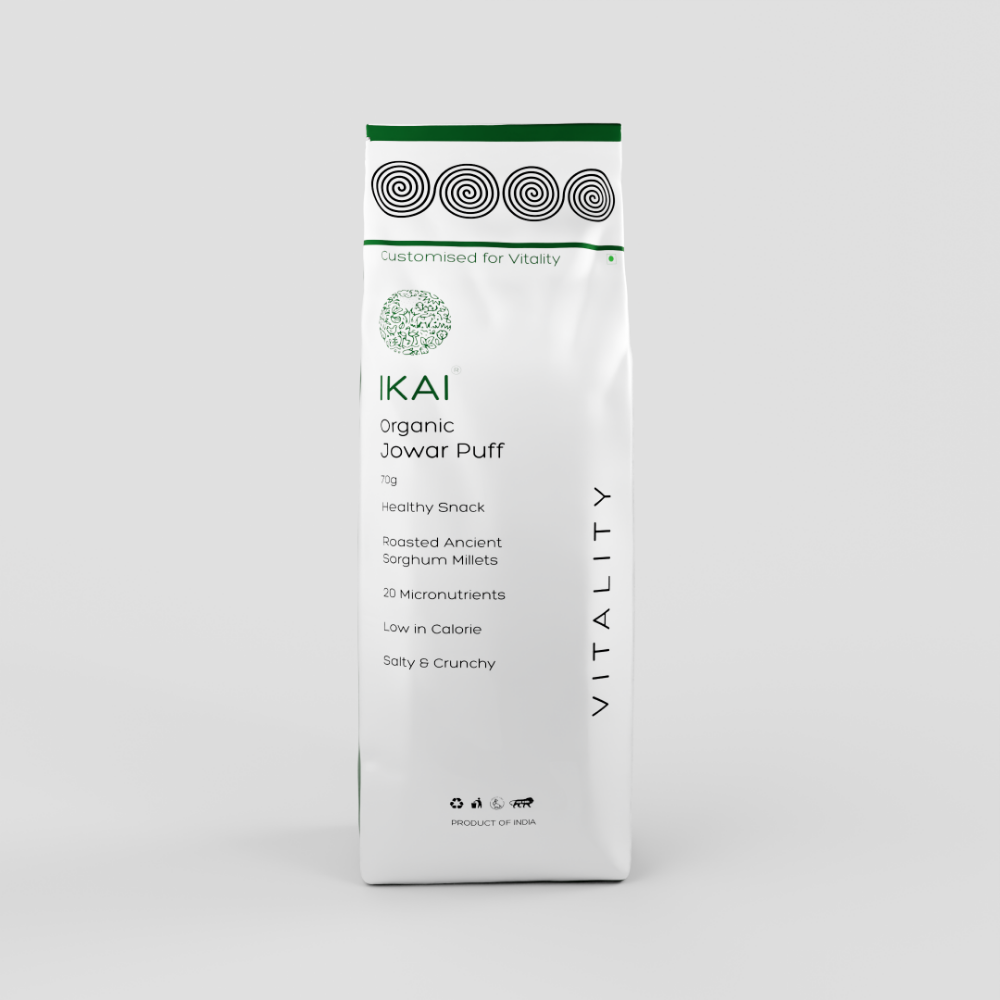 IKAI Organic Jowar Puff (Roasted)