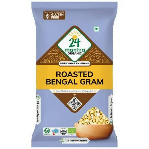 Buy 24 Mantra Organic Roasted Bengal Gram (Chana Dal) from DrMediCart, Ship from India to USA