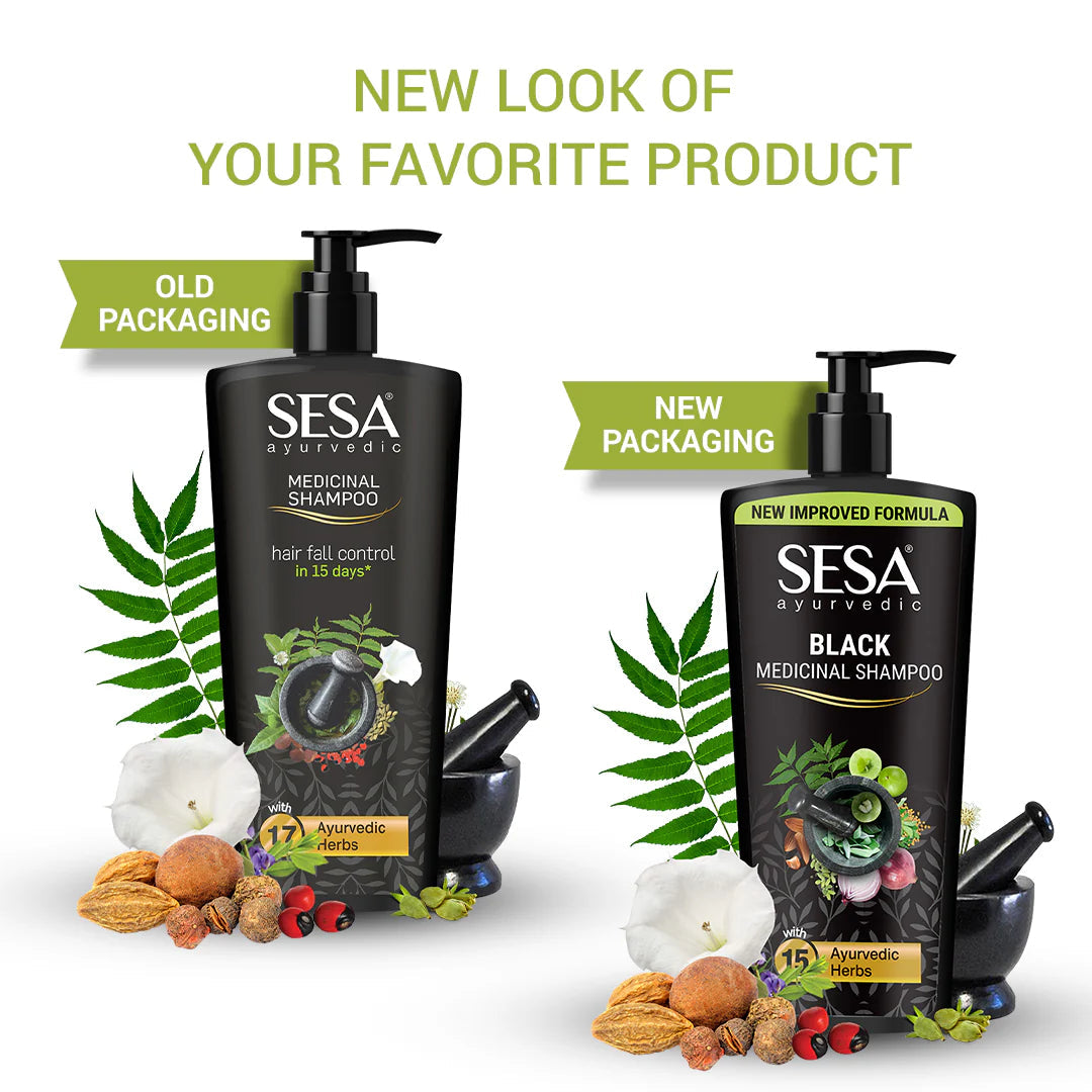 Sesa Ayurvedic Medicinal Shampoo For Hairfall Control & Anti Dandruff