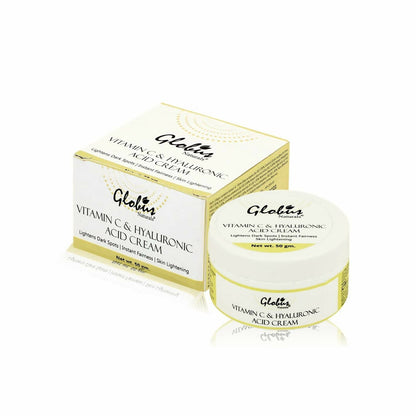 Globus Naturals Hyaluronic Acid and Vitamin C skin Lightening Brightening Cream