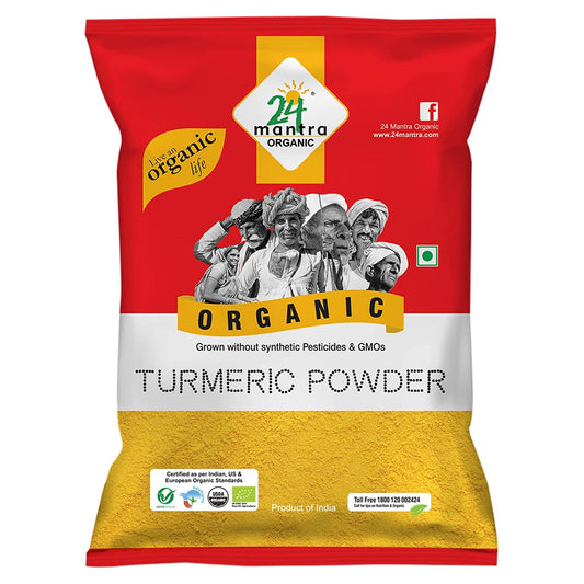 Buy 24 Mantra Organic Turmeric Powder from DrMediCart, Ship from India to USA