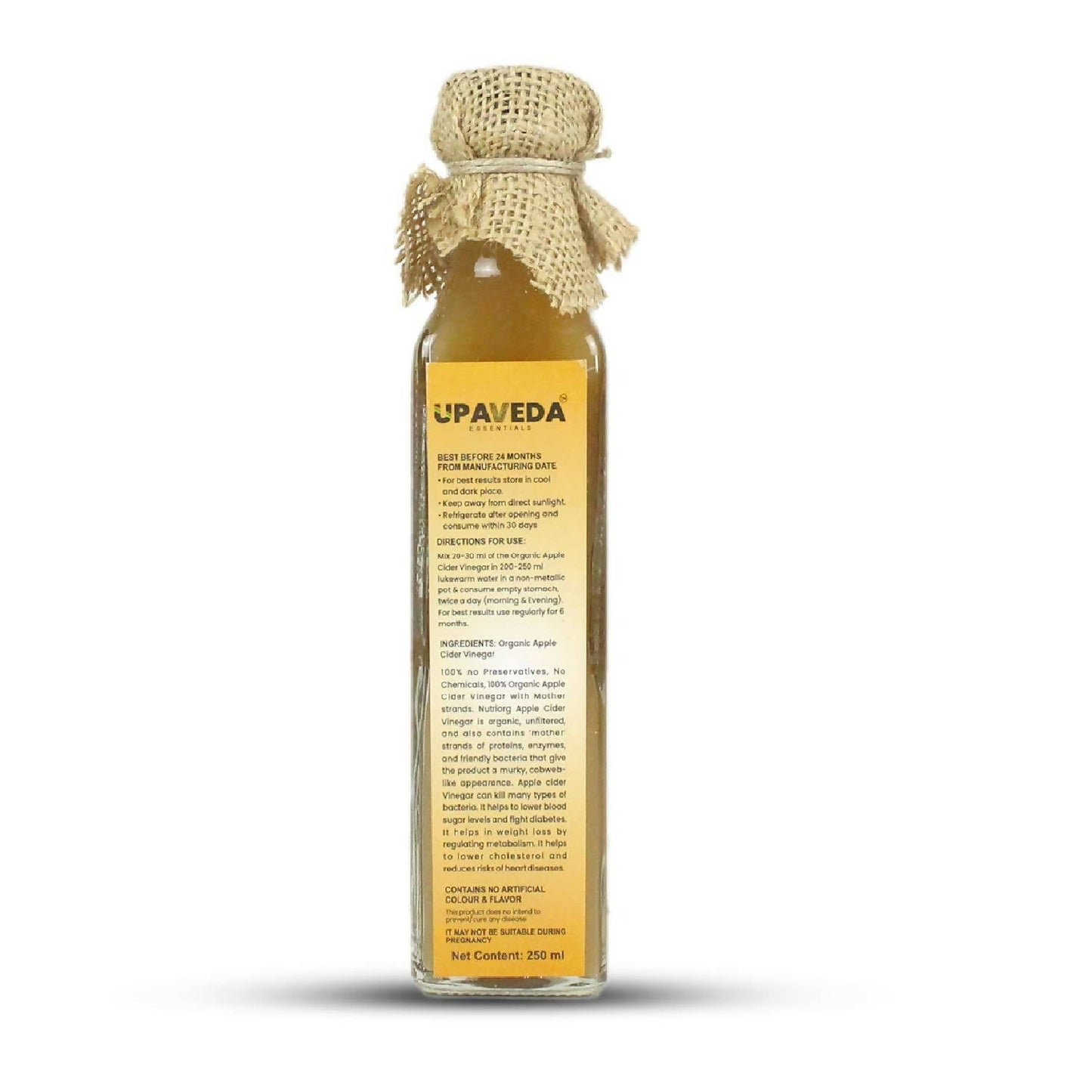 Upaveda Organic Apple Cider Vinegar