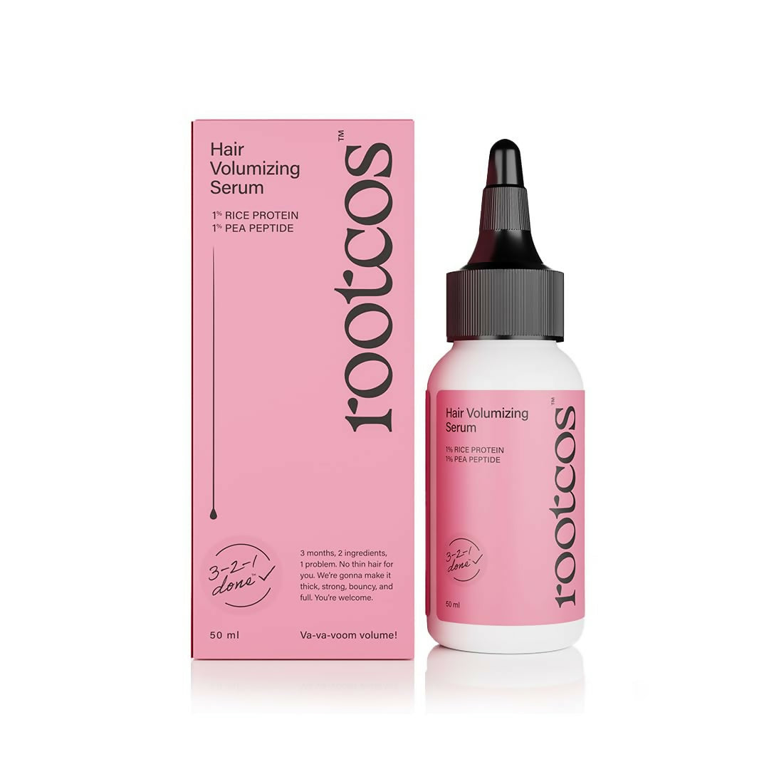 Rootcos Peptide Hair Volumizing Serum with Rice Protein