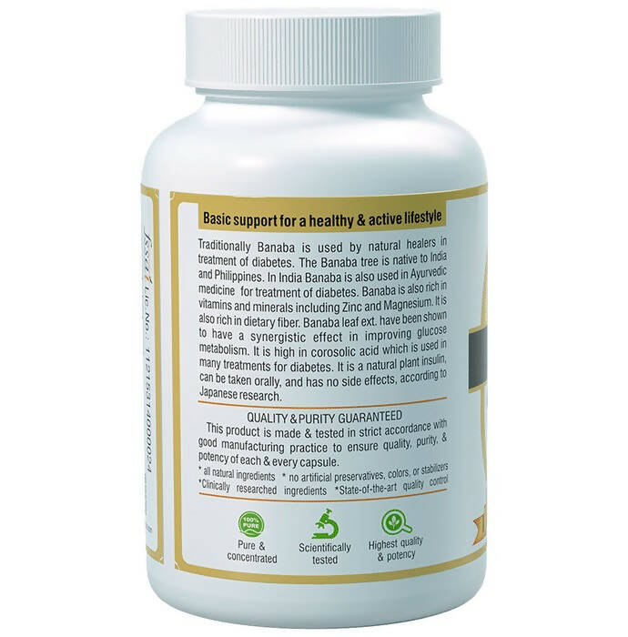 Sushrut Ayurved Good Health Banaba Veg Capsules