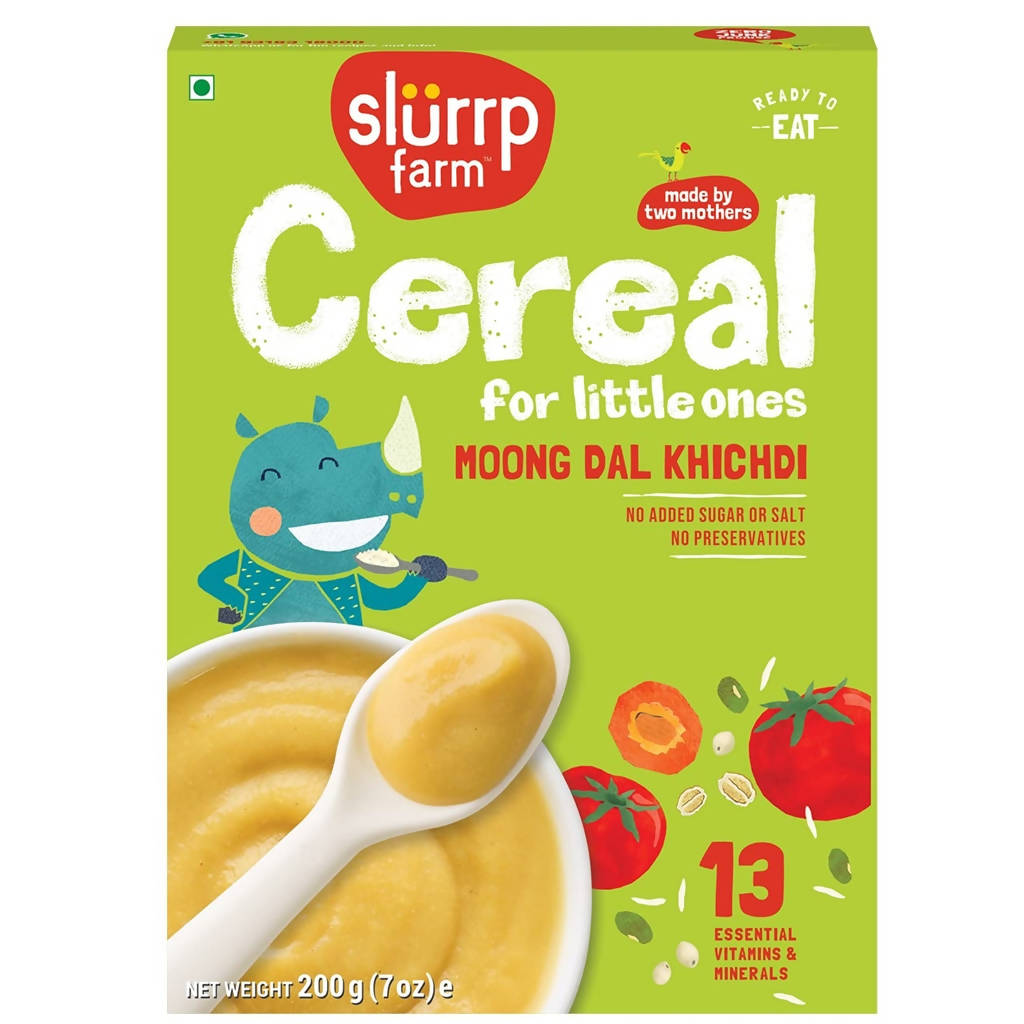 Buy Slurrp Farm Moong Dal Khichdi Cereal for Little Ones from DrMediCart, Ship from India to USA