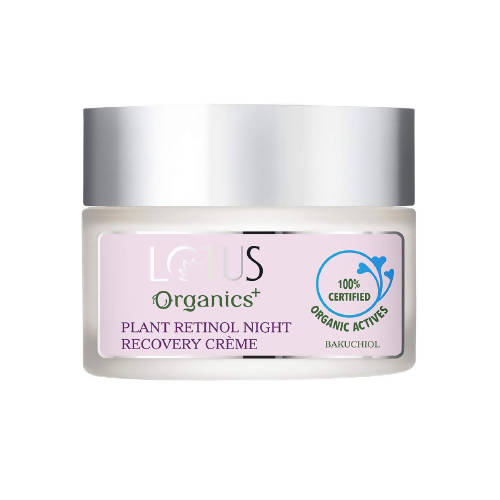 Buy Lotus Organics+ Bakuchiol Plant Retinol Night Recovery Creme from DrMediCart, Ship from India to USA