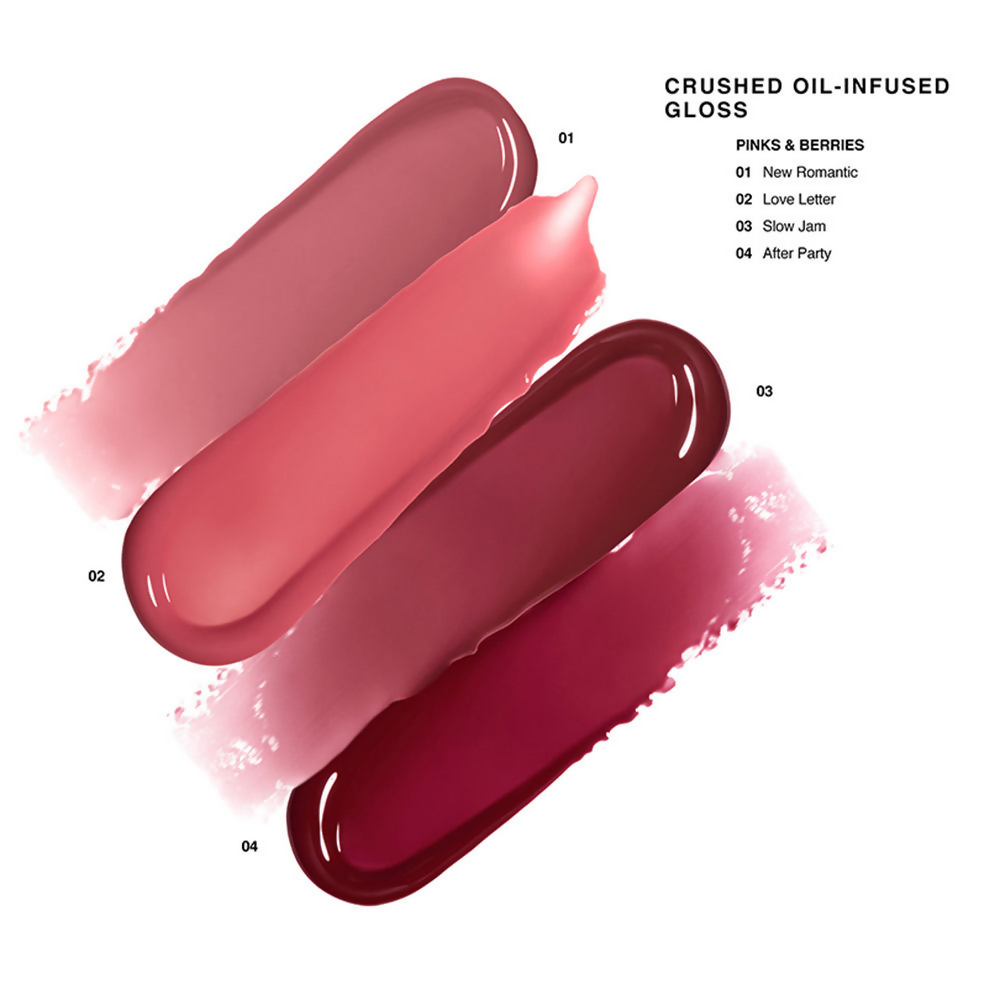 Bobbi Brown Crushed Oil Infused Gloss with Hyaluonic Acid, Vitamin C & E - New Romantic