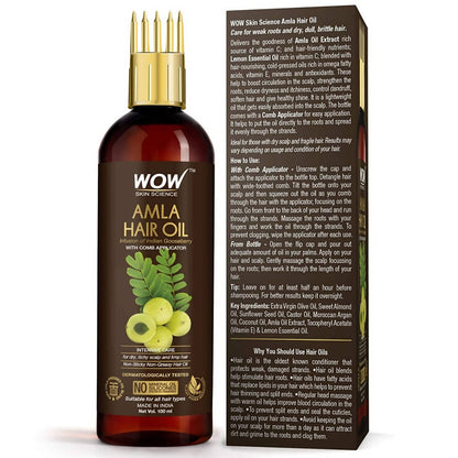 Wow Skin Science Amla Hair Oil - DrMediCart