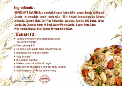 Healthy Living Grandma’s Traditional Panjeri